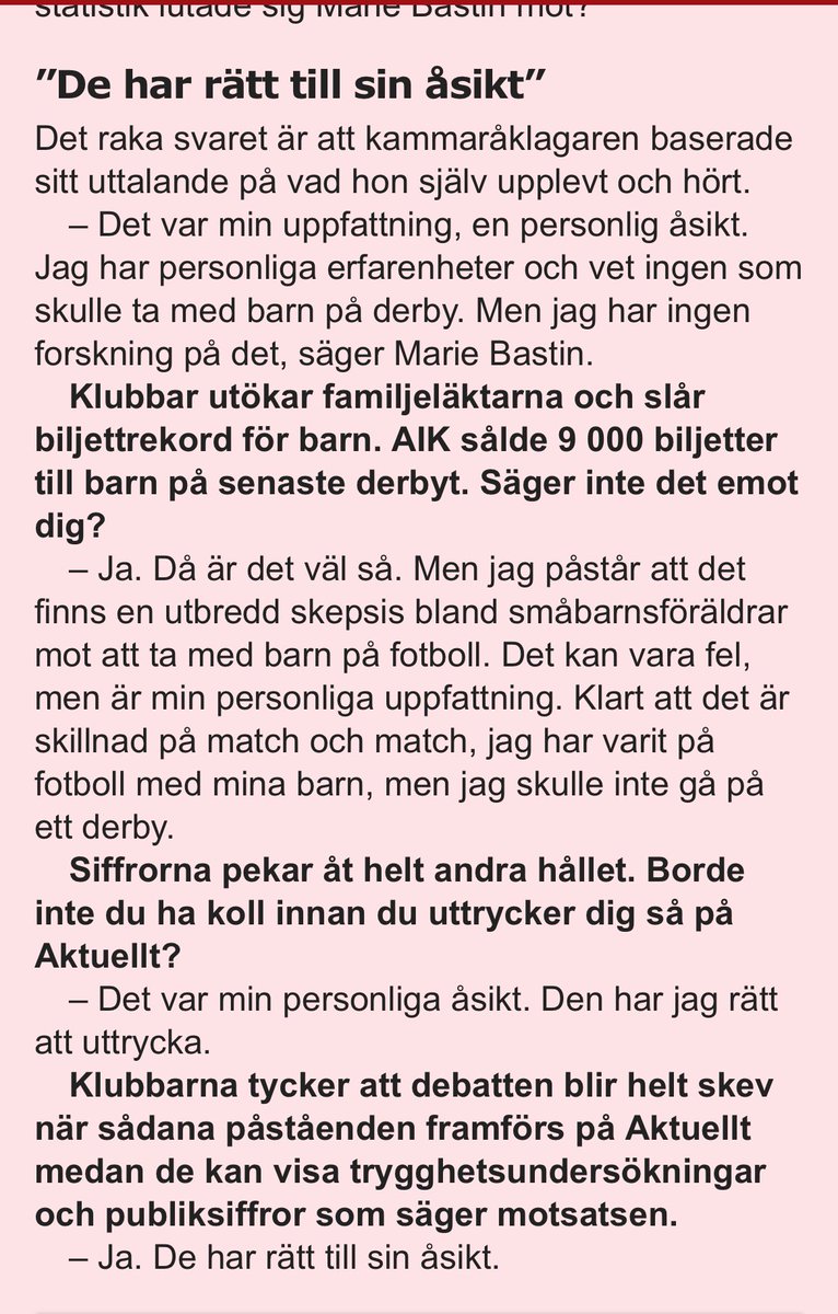 DennisFogelmark's tweet photo. Marie ”min personliga åsikt” Bastin.

Undra om hon låter hennes personliga åsikter styra hur hon processar i domstol? https://t.co/5oMjl3qNR4