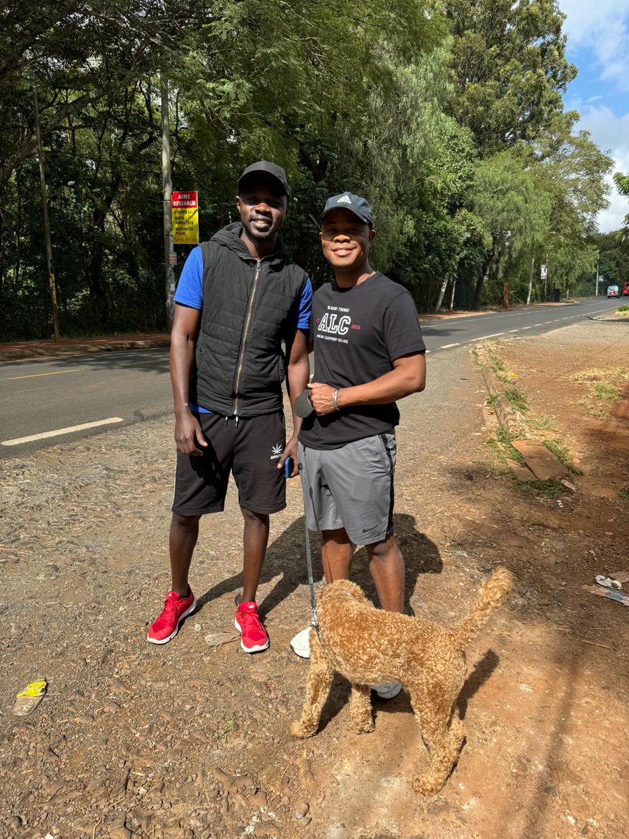 Met David, an @alx_africa student, while on a walk with Barney. Last week something similar happened at the airport. Whenever I travel in Africa, I bump into our students. Proud to see our team's hard work gaining this level of recognition & attracting brilliant young leaders!