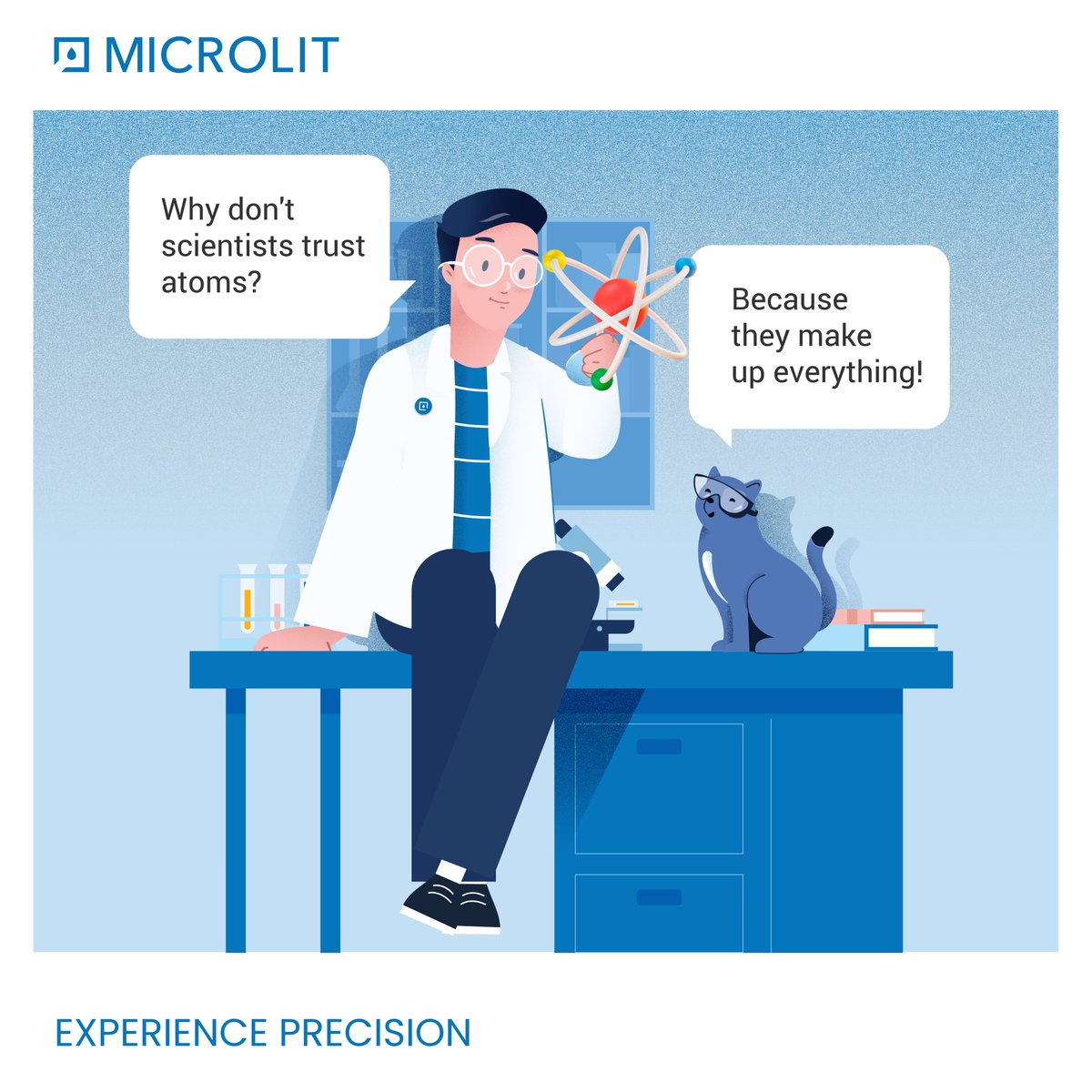 Feeling Blue? Mike & Billy to the rescue!

#Microlit #Mike #Billy #ComicStrip #EnablingInnovations #AccuracyMatters #ExperiencePrecision