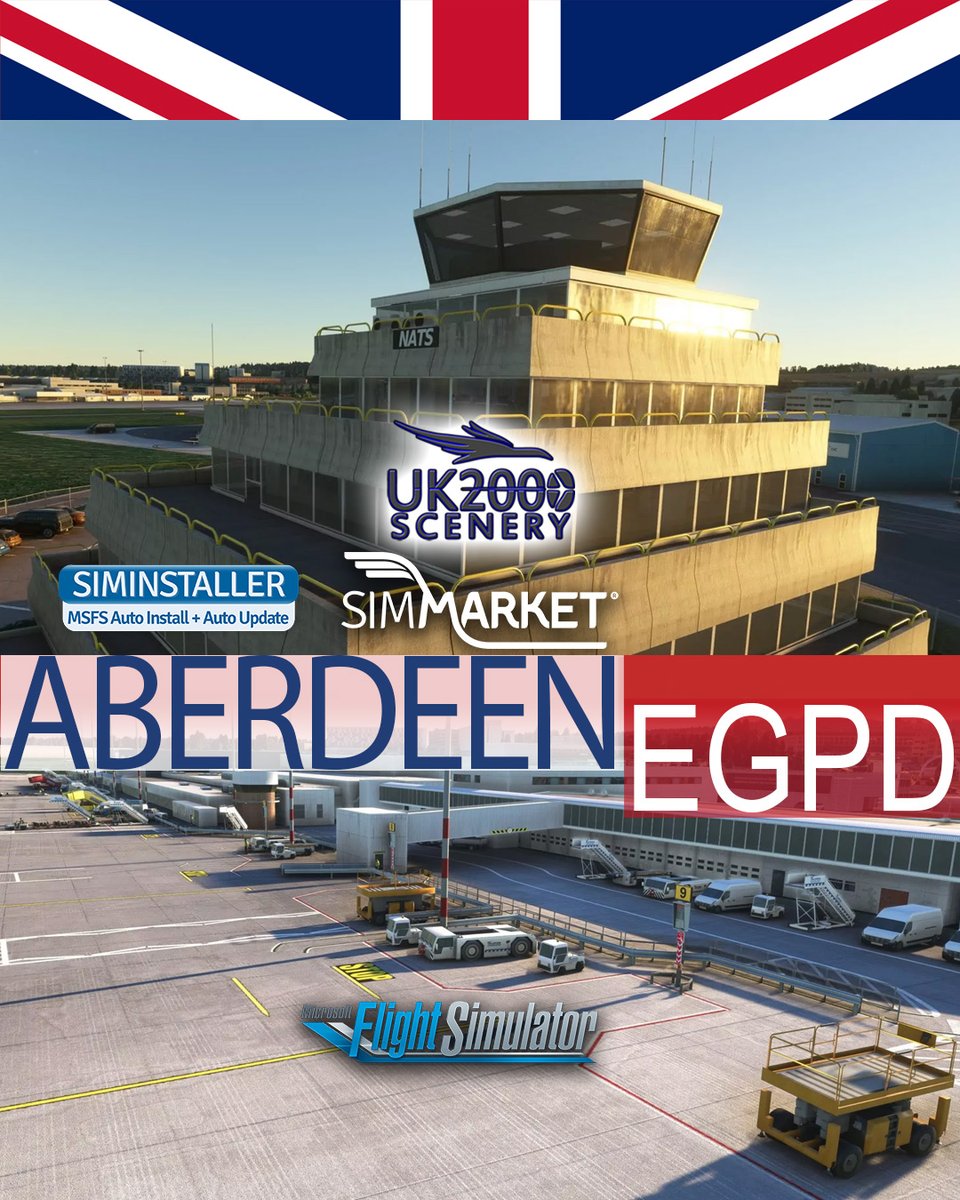 simflight's tweet photo. UK2000 Scenery #Aberdeen MSFS at #SIMMARKET👇
https://t.co/bgWEdBPwfz

▶️ Promo Trailer 
https://t.co/dgxBTOvSzH

Let's fly to Scotland to experience virtual flights with high-detail models, HD photographic images, and PBR materials.

#flightsim #EGPD #Aberdeen #Scotland #UK2000 https://t.co/FdqPDGXLrQ