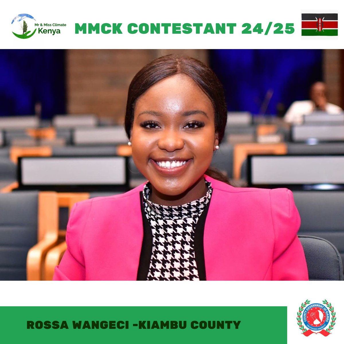 ClimateKenya23's tweet photo. Rossa Wangeci #MMCK 24/25 contestant. 
#ClimateAction https://t.co/KwLl7LWAgM
