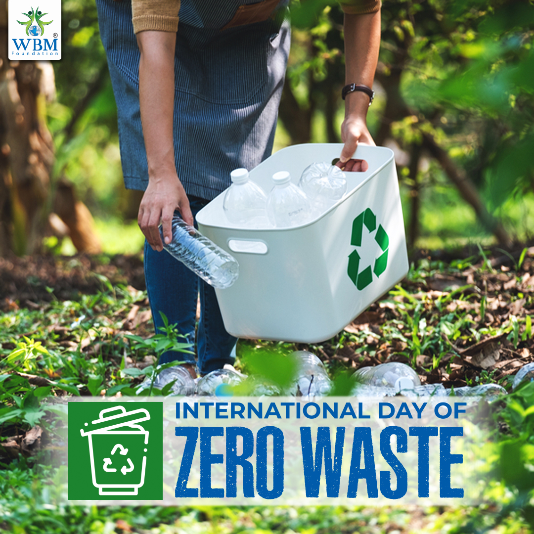 WBM_Foundation's tweet photo. "Reduce, Reuse, Recycle - the mantra for a cleaner planet. Let's celebrate Zero Waste Day together! 🌱 #ZeroWasteDay #ReduceReuseRecycle" https://t.co/CmU8cVtaVp