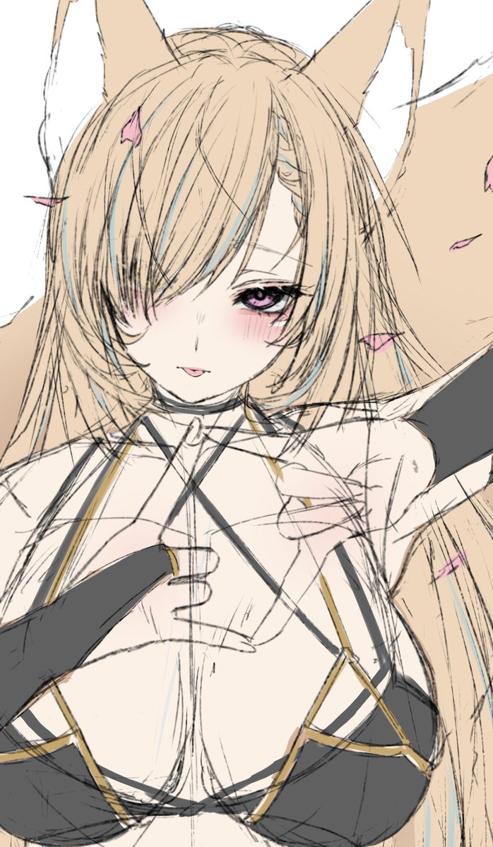 ラフ!
ハイライトなしの目いいわ、、、 