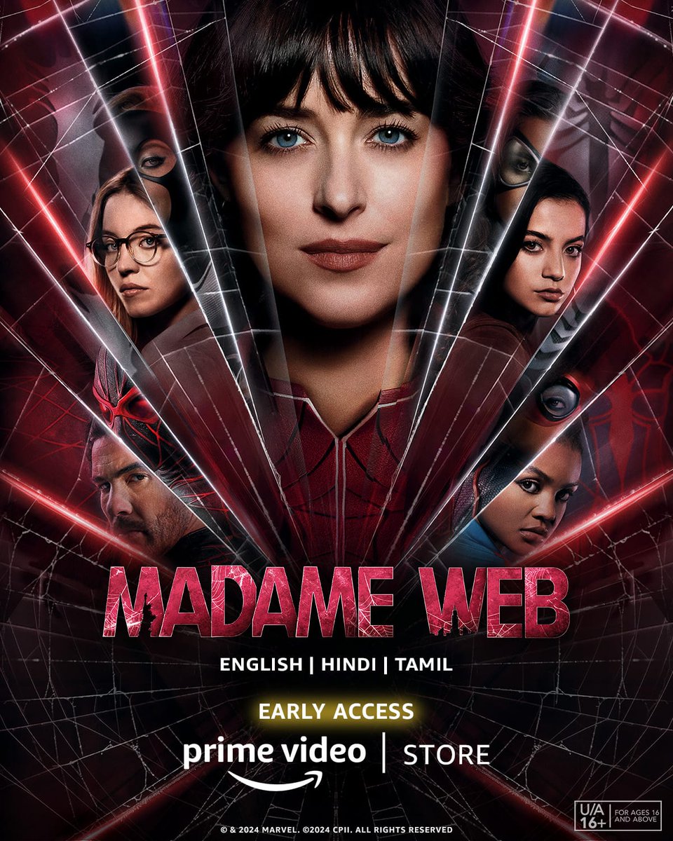 #Madameweb... Rent Now On #AmazonPrimeVideo