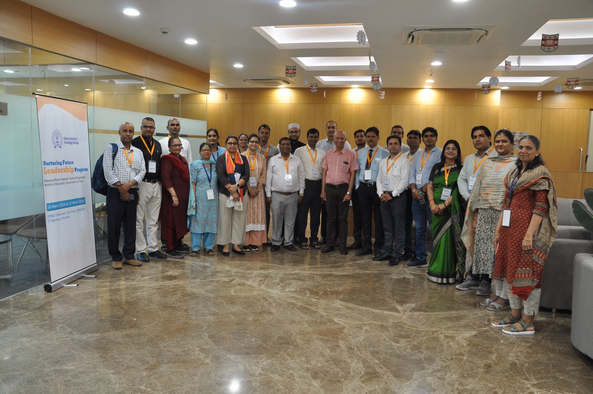 IITB conducted a leadership development training program for faculty members from CFIs under @EduMinOfIndia through the Malaviya Mission Teacher Training Programme (MMTTP) during March 18-22, 2024. The event was inaugurated by Prof. S. Sudarshan, Deputy Director (AIA), IITB