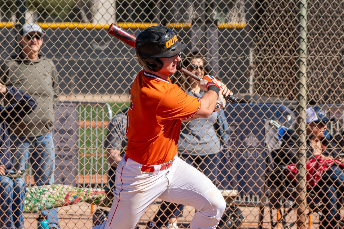 BSB | A five-run eighth inning allowed #25 @OUAZBaseball to earn a midweek series sweep over Benedictine Mesa. 📰: bit.ly/3vmsqx7 📸: Richard Martinez #WeAreOUAZ