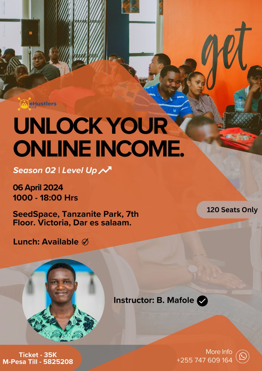 meetmelch's tweet photo. This time around FOCUS, ni watu wakatengeneze mkwanja sasa,

Masaa 10 ya kukaa meza moja, na kukuonyesha, this is how we do it,

Instructors List 👇 https://t.co/e6dlNqkC1s