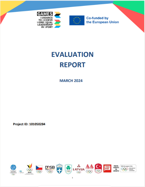 📖DELIVERABLE📖 📢The #GAMESPROJECT submitted its last deliverable, the 'Evaluation Report', assessing the implementation and quality of the project's outcomes & contributions to #GenderEquality♀️in #sports leadership🏆 Find out more about the recommendations⤵️