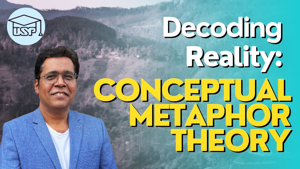 How Metaphors frame Reality and guide our actions. Uploaded this afternoon. 🔗 youtu.be/yyi6Ptbkc5A