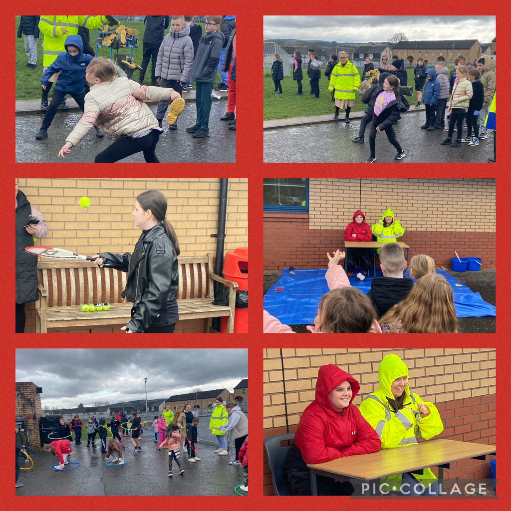CarmylePS's tweet photo. Fantastic Fun Day! Despite the drizzle, we all had a ball, raising over Β£2700 -thanks so very much to Parent Council for organising ,to the brave staff and house and vice captains who took some splashes π¦ and to our families for such generous sponsorship! #community #carmyle https://t.co/YygZrDozhM