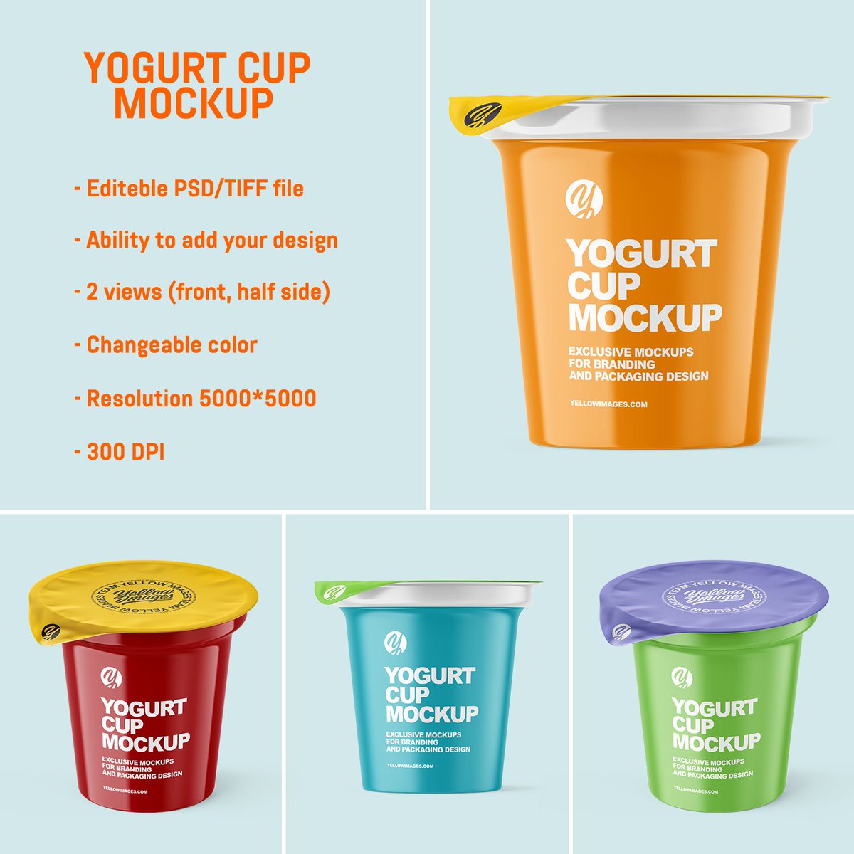 125g Yogurt Cup Mockup PSD. Link: yellowimages.com/stock/matte-yo…
 #mockupdesign,#mockup,#graphicdesign,#graphic, #designer,#design,#label, #labeldesign,#branding,#brandingdesign,#brand, #package,#packagemockup,#packagingdesign, #packaging,#pack,#psd,#psdmockup,#brandidentity, #identity