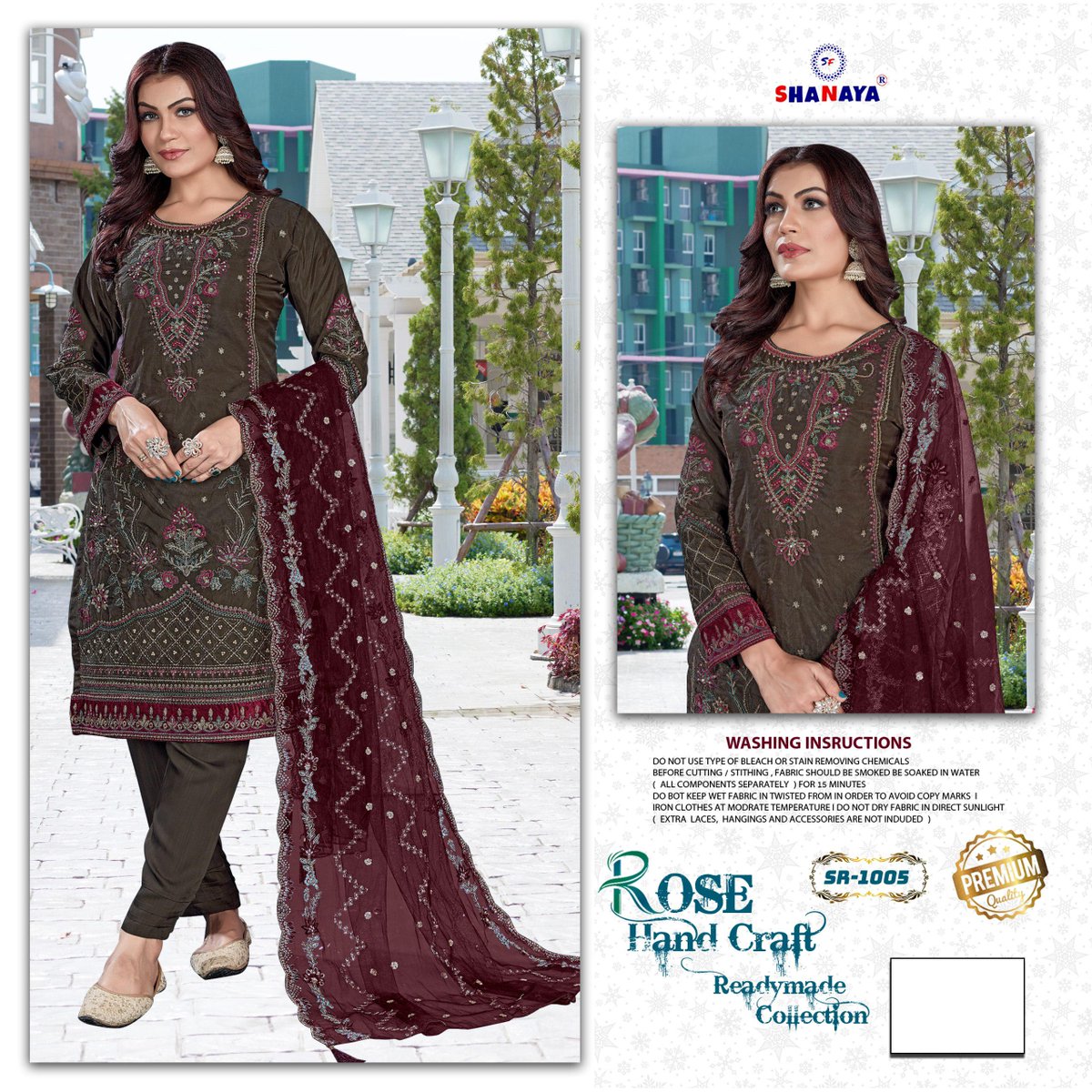 ROSE HAND CRAFT READY COLLECTION :- SR -1005
SHANAYA®️ BY PRESENTS

'Fashion Forward, Culture Rich: Step into Our World of Pakistani Dresses!'
.
.
#ShanayaFashion #RoseHandCraft #rosepremiumedition #pakistanidressesinindia
#pakistanidress #nyfashionblogger #liverpoolboutique
