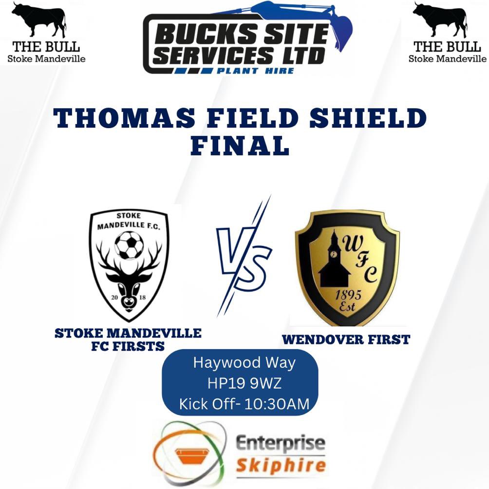 The Thomas Field shield final has been postponed due to a waterlogged pitch. New date tbc