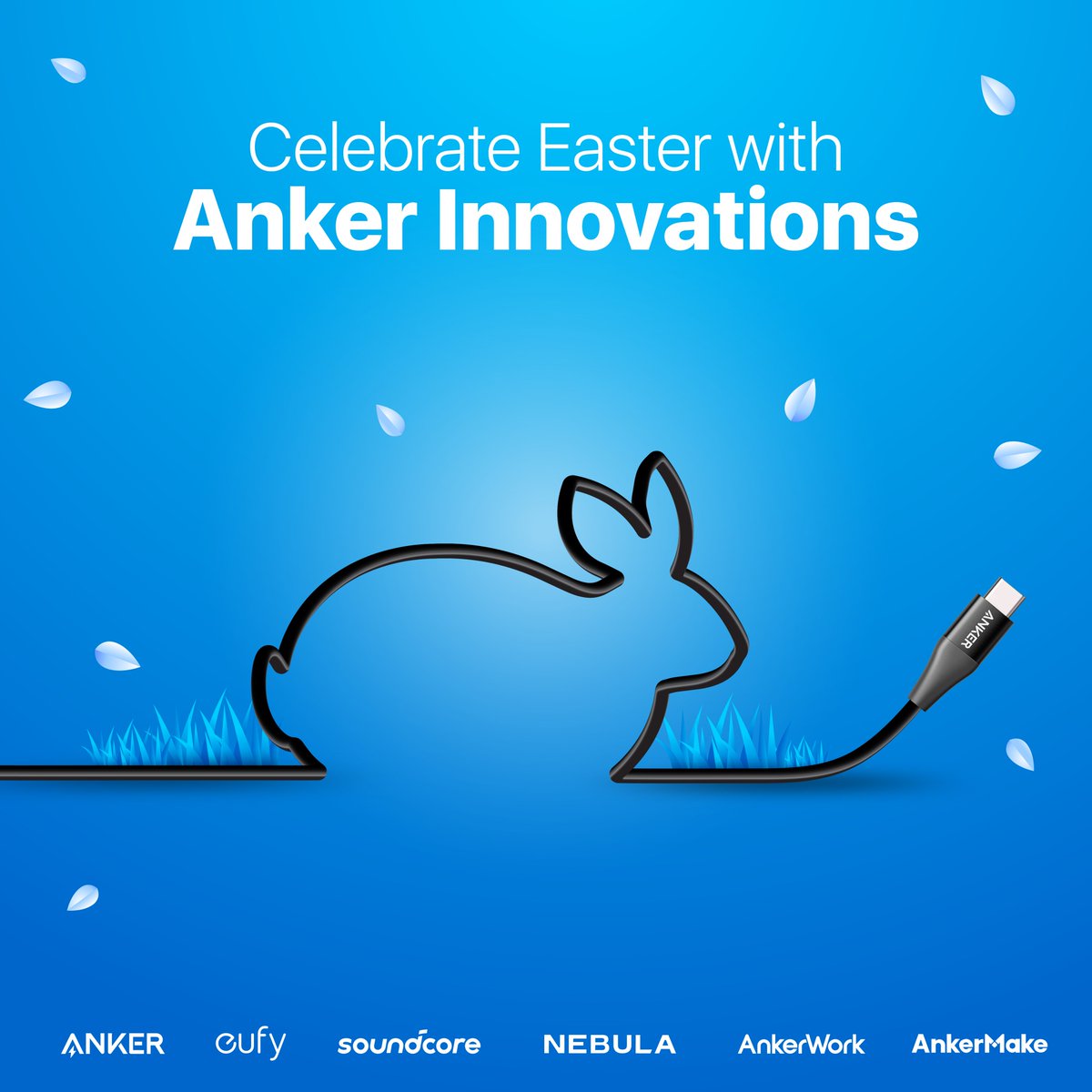 ankerofficialza's tweet image. Easter blessings from Anker, your &apos;uninterrupted&apos; source of joy this holiday!

#EasterTech #bunnyoftheday #anker