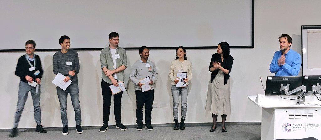 Congratulations to @DanAndViruses for winning a 2nd place poster 🏆 at the annual @CamPathology symposium, and to all the other talk and poster prize winners 🎉