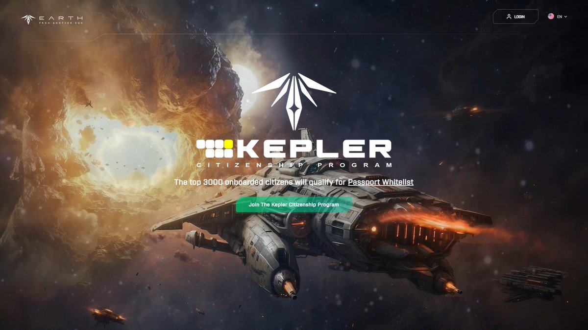 Captains, secure your spot for the incoming 1,000 Kepler Citizenship Passport genesis collection!!🚀 Introducing the Kepler Citizenship Program, only the best commanders can amass contribution points through missions and secure their passports! 💥 Raffle 1 Whitelist, RT, like…