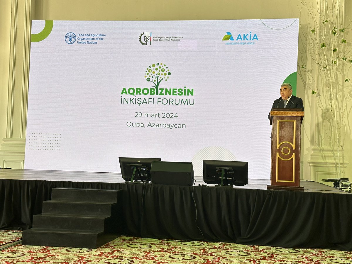 JabbarliLeyla's tweet image. Quba şəhərində 3-cü Aqrobiznesin İnkişafı Forumu başladı. 🌾The 3rd Agribusiness Development Forum has started in Guba. @agrogovaz @FAOAzerbaijan #AKIA