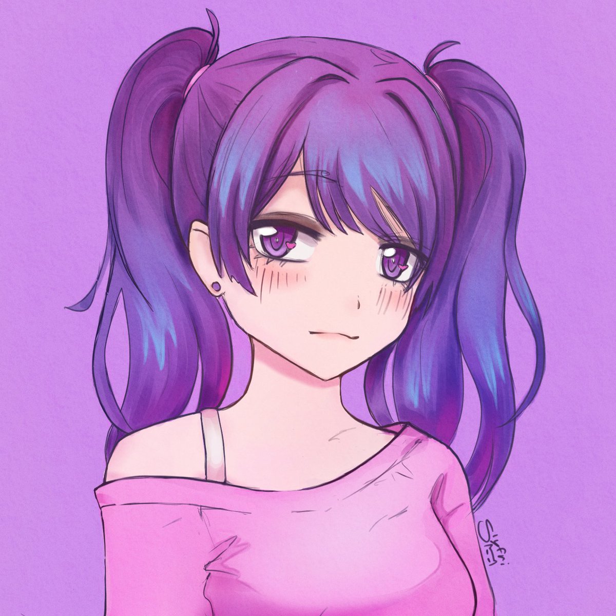 Redrawing this girl from about 3 years ago