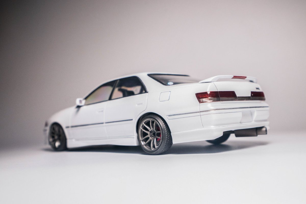 AstroKtong's tweet photo. 1/24 JZX100 MARK II TOURER V AERO PARTS front bumper by 3d Printing #JZX100  #アオシマ #青島文化教材 #モデル・カーズ https://t.co/ybli8W5pUj