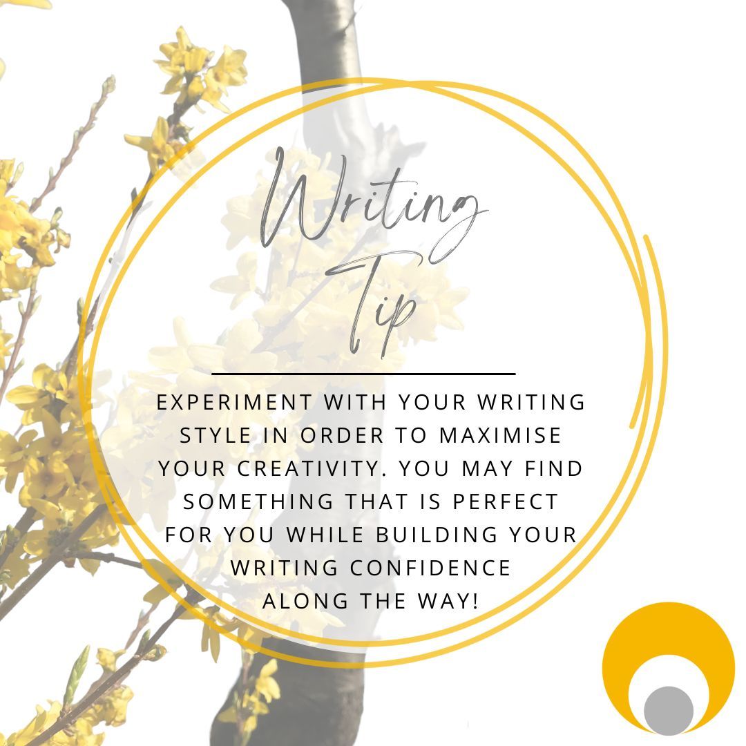 Here’s another writing tip to help you along your journey! If you’re having trouble adjusting to a new writing style, then you can look at the content on our website or join some upcoming events to support and inspire your writing! #WritingCommunity #Writing #Writer #Writingti