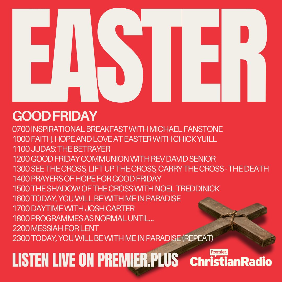 Make Premier your home this Easter. Listen now at premier.plus