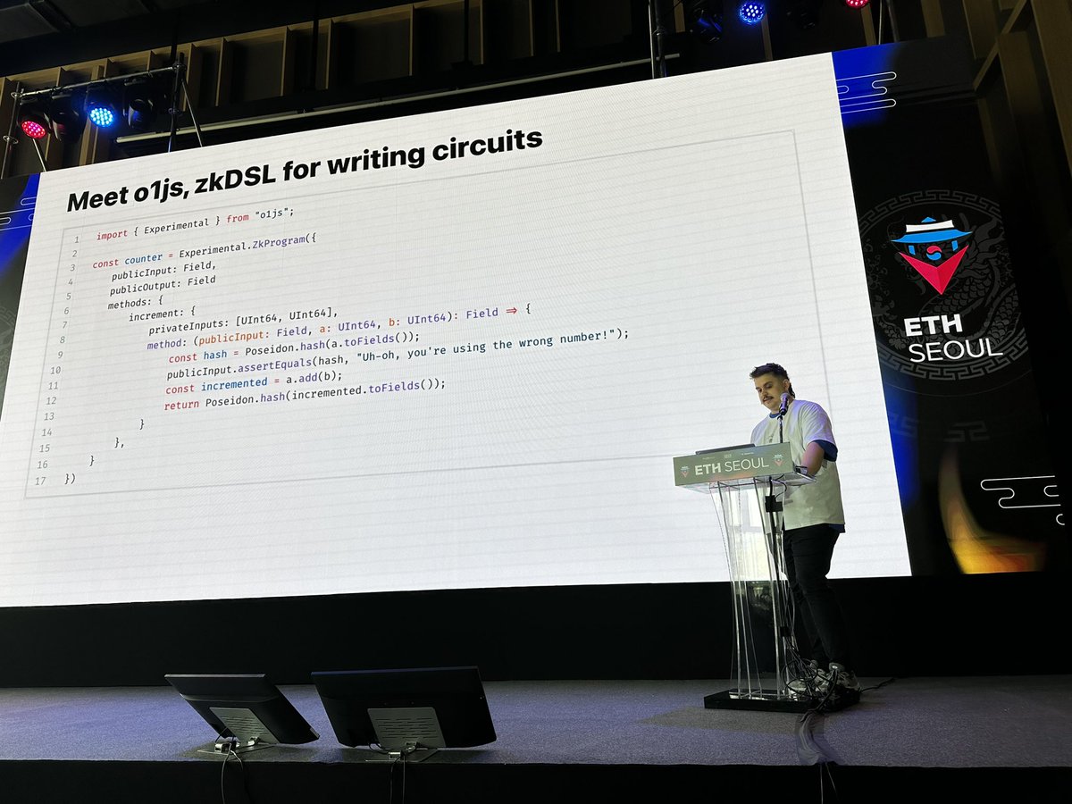 eth_seoul_'s tweet image. @MinaProtocol presenting on building zk-rollups with Protokit!

Check out Mina’s bounty at the Devfolio page⚡️