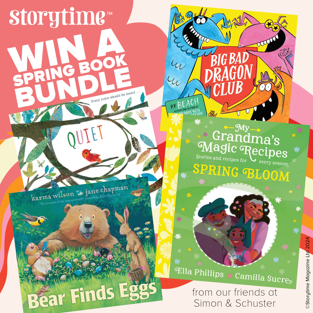 GIVEAWAY! WIN A SPRING BUNDLE by @simonandschuster. We have four sets of picture books that celebrate all the things that make spring a wonderful season.
To enter
FOLLOW @storytimemag
LIKE & SHARE post
TAG friends
Closes 11.59pm 31/3/24 UK only 
T&C's bit.ly/2Y29d33