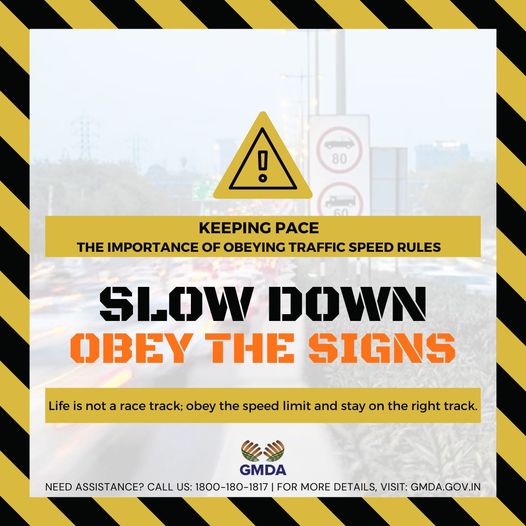 As we hit the roads, let's make a commitment to follow traffic speed rules. They're not just there for fun; they're crucial for our safety and the safety of others. Let's pledge to drive safely, respect speed limits, and make our roads safer for everyone. #DriveSafe #RoadSafety