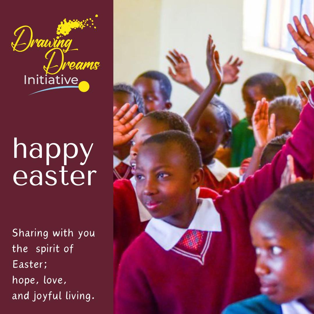 From us at Drawing Dreams Initiative 🧡; May this season fill your hearts with love, hope, and blessings. Let's cherish the renewal of life and the spirit of togetherness. We wish you all a wonderful Easter filled with peace and happiness🧡 #Easter #EasterHoliday