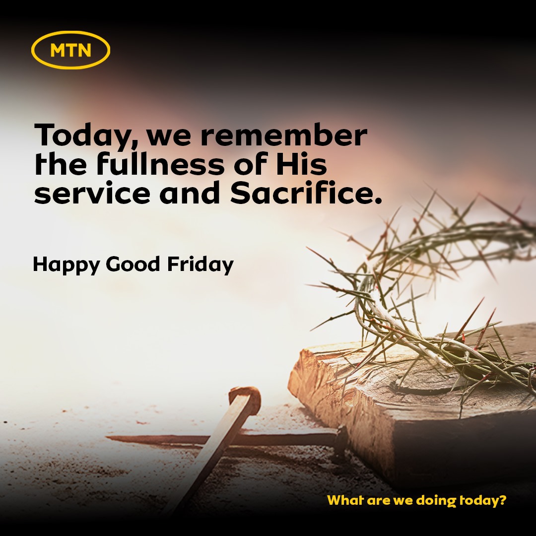 Today, we celebrate the ultimate sacrifice He made! Have a blessed Good Friday! 💛 #GoodFriday