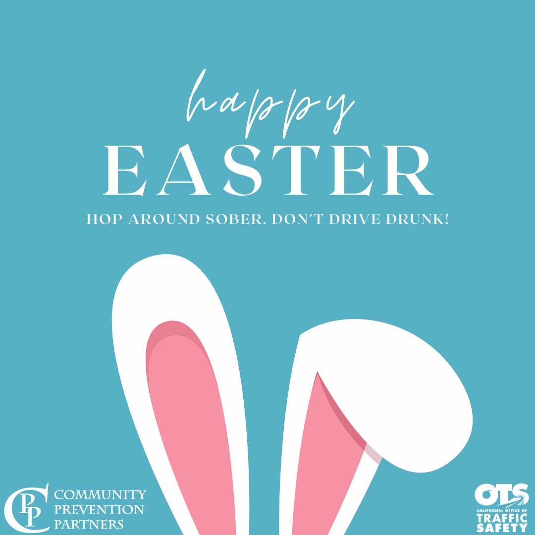 sccfnlp's tweet image. 🥚 Easter is approaching 🥚

Driving while under the influence can cost upwards of $10,000 in fines and legal fees. Don’t risk it, hop around sober.

Don’t Drive Drunk.

Funding for this program was provided by a grant from the California Office of Traffic Safety, through the…