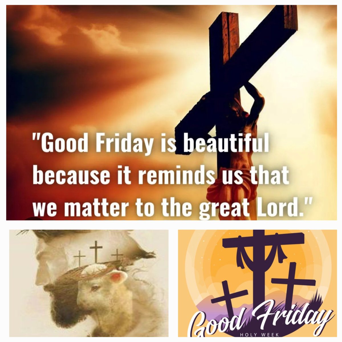 Blessings and best wishes to all today #GoodFriday 🤗