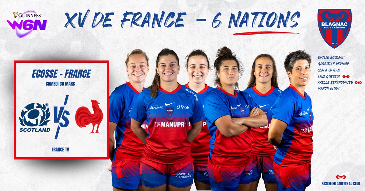 Et de 6️⃣ pour affronter l’ecosse ! Félicitations et allez les bleues !