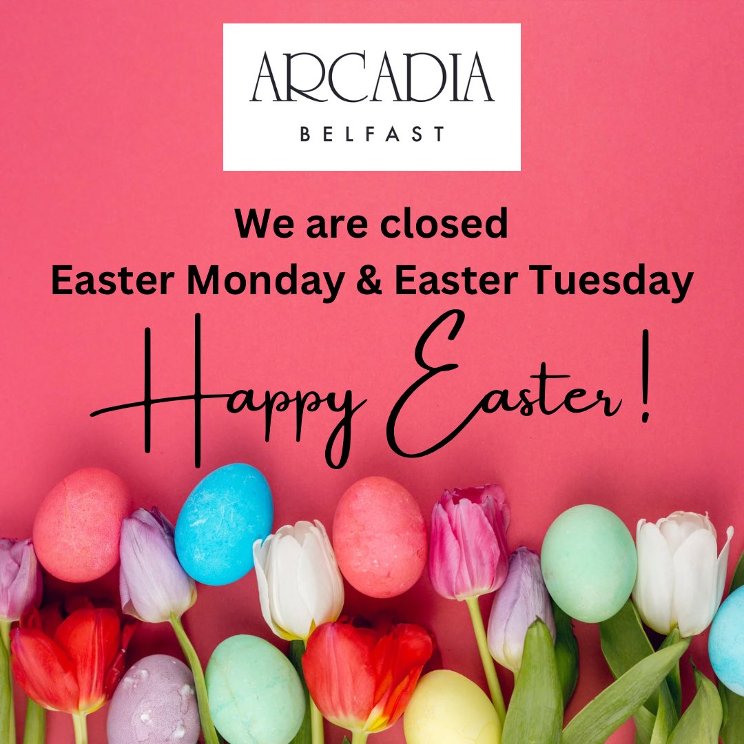 We’re open today and Saturday for all your Easter shopping . Closing Easter Monday and Easter Tuesday for a much needed rest . Happy Easter everyone!