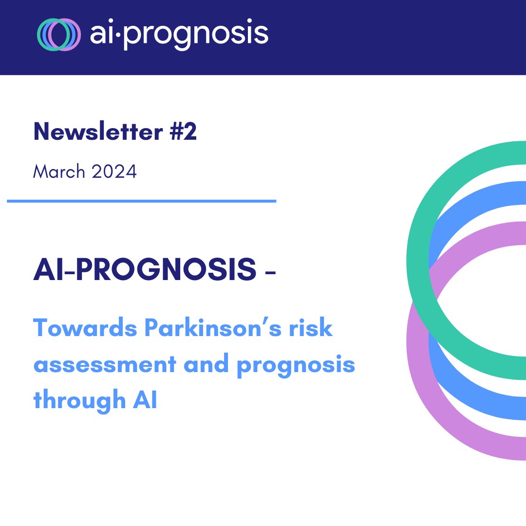 📰 Explore the second edition of the @aiprognosis project newsletter! Read it here: ai-prognosis.eu/_files/ugd/981… #Parkinsons #parkinsonsdisease #clinicalstudies #digitalhealth #digitalbiomarkers #ArtificialInteligence #HealthTech