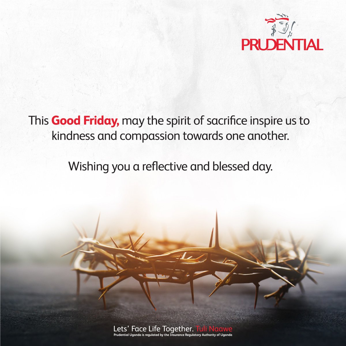 As we pause to observe Good Friday, let us remember the importance of empathy and understanding in all our interactions. Wishing you a compassionate and blessed day! #GoodFriday #LetsFaceLifeTogether #TuliNaawe