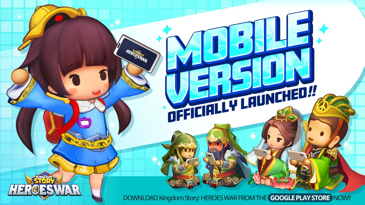 kingdomstorynft's tweet image. MOBILE Version of Kingdom Story: HEROES WAR NOW AVAILABLE!🎉🎉

The official mobile version of Kingdom Story: HEROES WAR has launched on the Google Play Store!💚💛

👉Download NOW at play.google.com/store/apps/det…

For detailed information about the Mobile Version, please check out our…