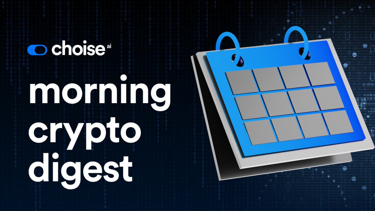 GM crypto enthusiasts! Here are some news while you were sleeping:

🔅 CHO: $0.05744 (📈 +3.52%)

🔥 Today's the Last Day of Choise.ai Trivia. Take Your Chance to Win $50
x.com/ChoiseAi/statu…
🔥 Choise.ai launched two quest campaigns on QuestN and