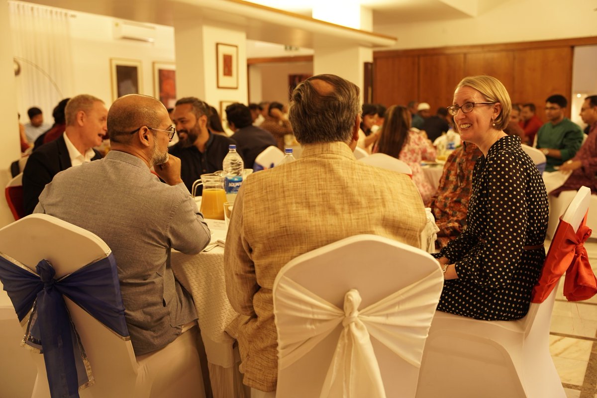 British High Commissioner Sarah Cooke hosted an Iftar for the media community in Dhaka. 'The UK remains committed to supporting free media in Bangladesh and we will continue to work closely with our media partners as we have always done,' she said.