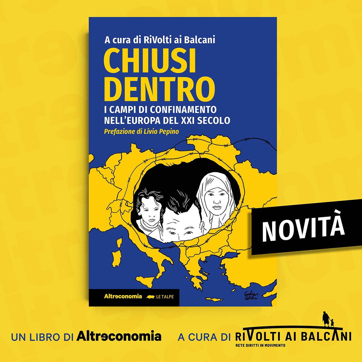 “Chiusi dentro. I campi di confinamento nell’Europa del XXI secolo”. Il primo libro a cura di RiVolti ai Balcani

👉🏻Lo trovi qui: altreconomia.it/prodotto/chius…