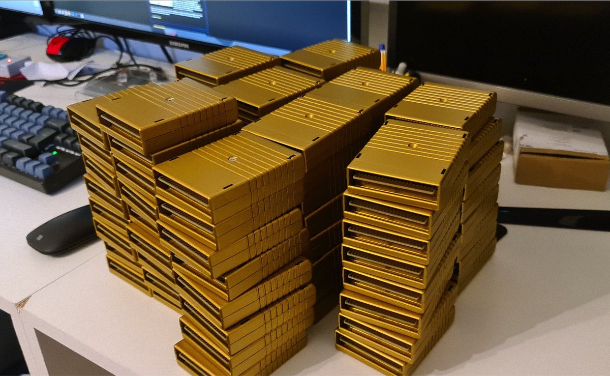 Protovision64's tweet image. We are just about there! We have commenced duplication of the gold carts for A Pig Quest and we will start to ship these out to customers in 2 to 3 weeks.
The production of standard editions will commence once we receive our large order of our brand new PCBs.