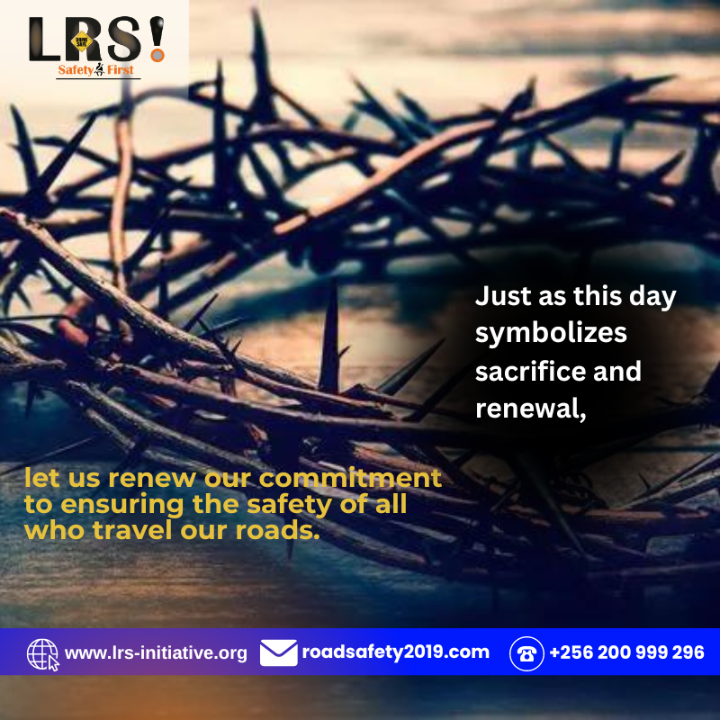 May this Good Friday serve as a reminder that every life is precious and that each journey on the road should be taken with caution and responsibility. 
Wishing you a blessed Good Friday and safe travels ahead.
#safety #safetyandresponsibility