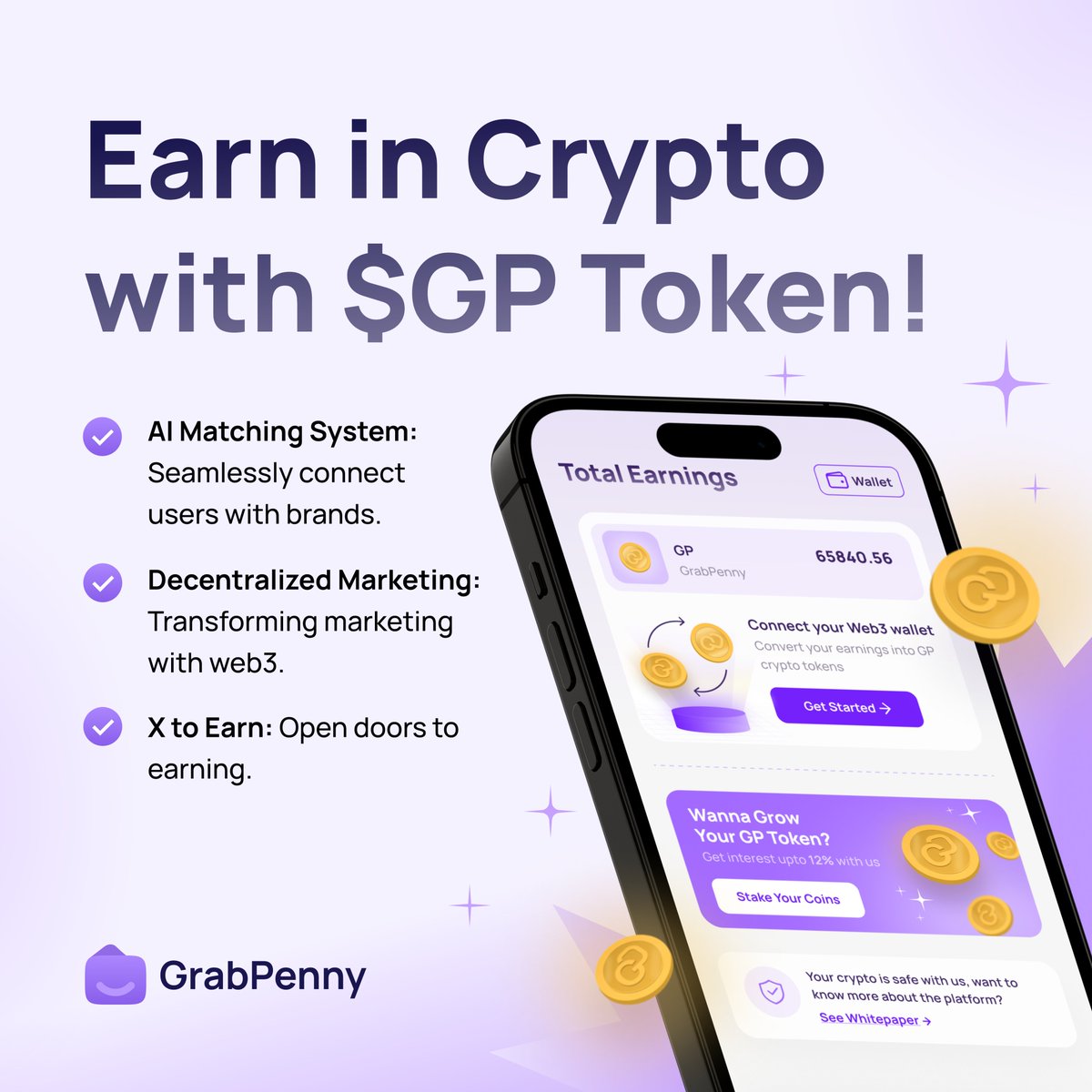 grabpennyapp's tweet photo. The journey starts now. β¨ #GPToken https://t.co/EZqF6Dzqel
