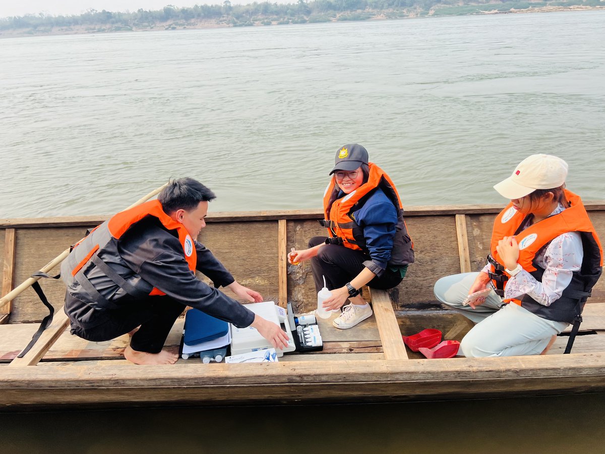 A site inspection and baseline habitat and environmental assessment of newly established ecological health monitoring stations were organized in Thailand under the MRC Core River Monitoring Network during 27 and 28 February 2024. 👉 bit.ly/3PIbLL5