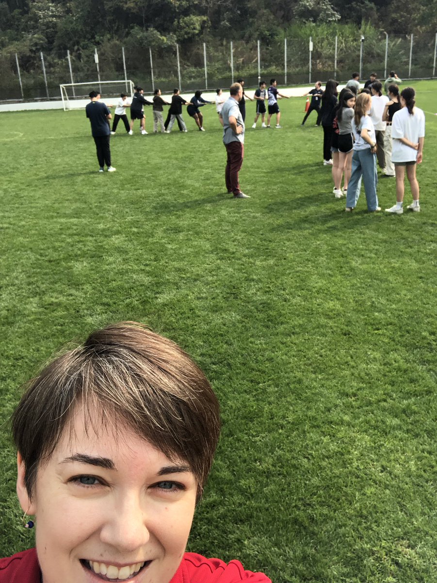 I had SO much fun almost winning tug of war with my 10th grade advisory @AISGZ! 🥈