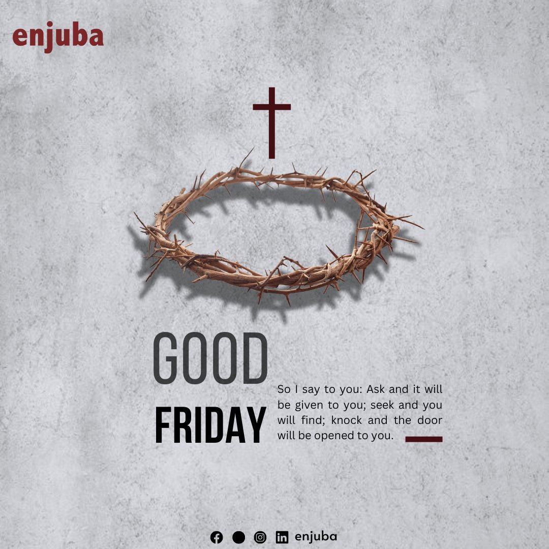 May this day serve as a reminder of sacrifice, renewal, and hope for all. #GoodFriday #Reflection #Renewal
