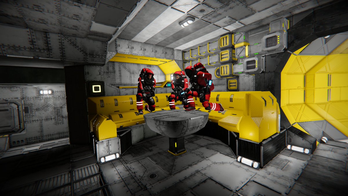 goKHui51QAadWJd's tweet image. 船の内装です!!!!!!!!!分身のおかけで賑やかです!!!!!!!!!
#spaceengineer