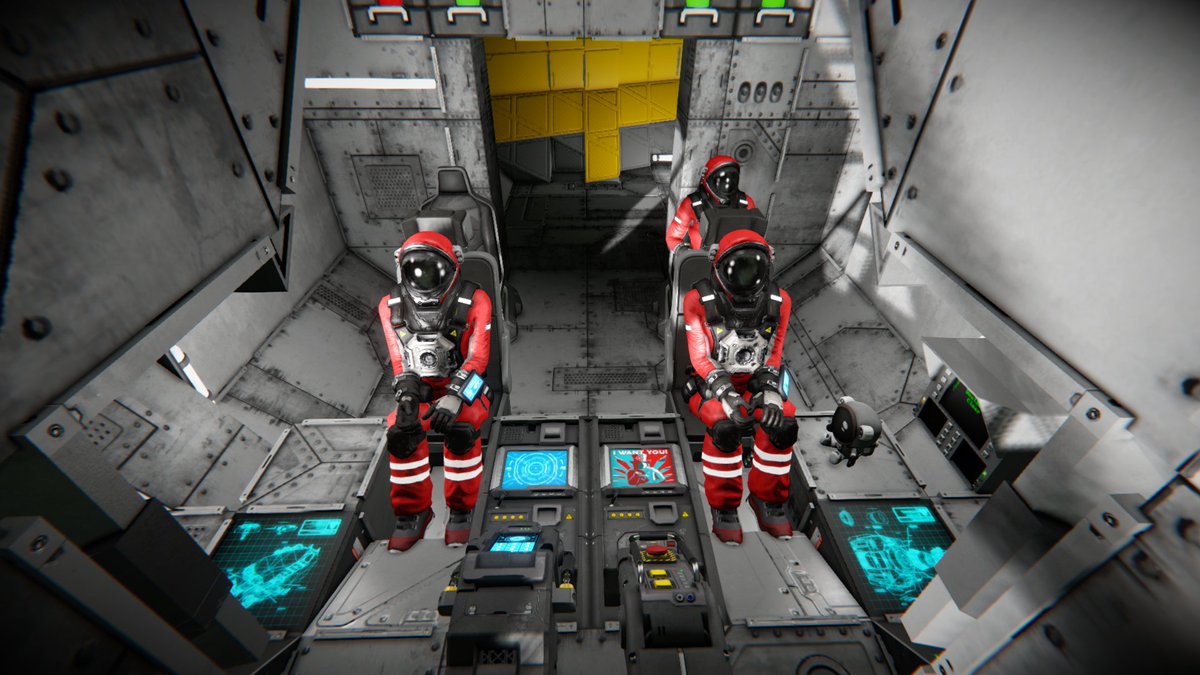 goKHui51QAadWJd's tweet image. 船の内装です!!!!!!!!!分身のおかけで賑やかです!!!!!!!!!
#spaceengineer