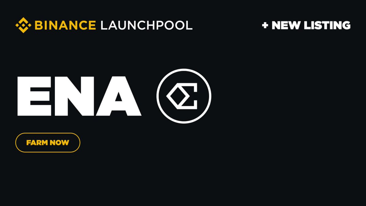 🌠#Binance, yeni Launchpool projesini duyurdu: Ethena (#ENA) ➖Listeleme 2 Nisan'da ➖ $ENA Farming için $BNB veya $FDUSD stake edebilirsiniz. ➖Detaylar: binance.com/en/support/ann…
