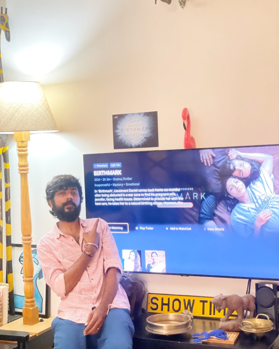 Been waiting to post this photo for years together, since the inception of OTT, during the covid times we dreamt of making this film BIRTHMARK, since then it was a crazy ride until now. Thank you from the bottom of my heart to almighty, family, friends and films.
#Birthmark #ott